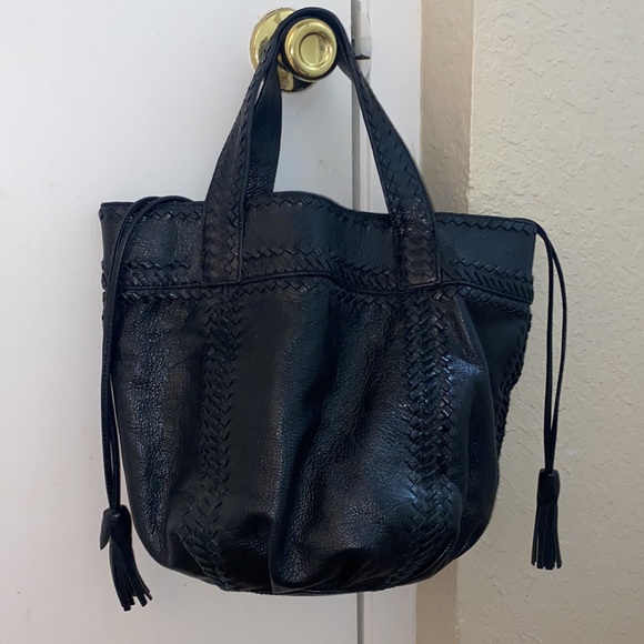 💎RARE💎Genuine Leather JESSICA SIMPSON Duffle Satchel - Picture 4 of 8